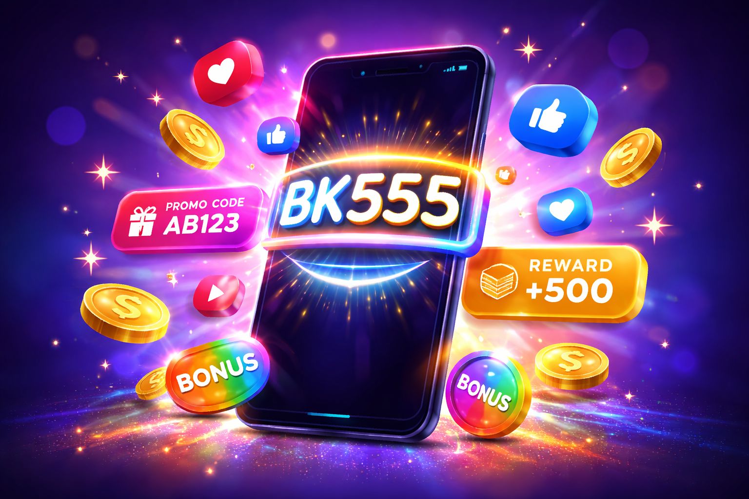 BK555 exclusive social media rewards